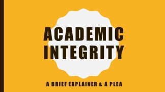 English 1015 Academic Integrity Explainer